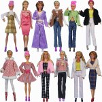 12 pièces de vêtements d'hiver simples 29 cm barbie poupée 6 points ski personnalité mode robe costume ... 12 pièces de vêtements d'hiver simples 29 cm barbie poupée 6 points ski personnalité mode robe costume ...