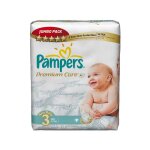 120 couches pampers premium care taille 3