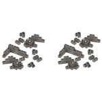 120 paquets de parpaings 1 / 12 chelle mini briques bton miniature briques minuscules amnagement ...
