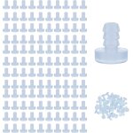 120 pcs butoir porte mural en silicone pare - chocs de table en verre avec tige tampon de porte caoutchouc ...