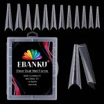 120 pi�ces forme de diamant forme nail moule syst�me a ongle double couverture compl�te transparente ...