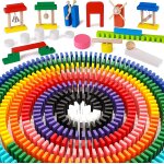 120 pi�ces jeu de domino en bois jouet classique jeux de tuiles jeu d'exploration jeux de course blocs ...
