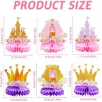 12pcs décorations d'anniversaire mignonnes sur le thème de la princesse 3d, décorations de fête d'anniversaire ... 12pcs décorations d'anniversaire mignonnes sur le thème de la princesse 3d, décorations de fête d'anniversaire ...