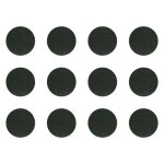 12x cache vis adh�sif autocollant diam�tre 40mm protection bouchon trou meuble, vert bouteille f544