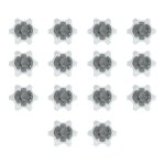 14 pices sries / ensemble pointes de chaussure de golf cale de remplacement clous de chaussure de golf ...