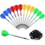 14g flechette pointe plastique, 12 fl�chettes avec 100 pointes pour cible de flechette electronique, ...