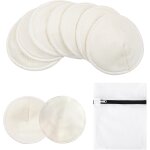 14pcs coussinets d'allaitement lavables, bambou bio coussinets allaitement avec sac a linge pour la maternit ...