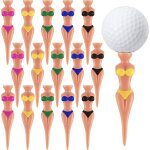 15 pices tees de golf drles tees de golf dame bikini fille, 76 mm (3 pouces) tees de golf pin - up ...