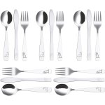 15pcs couverts enfant inox 5 x fourchette 5 x cuillère 5 x couteau dentelé sûr couverts enfant inox jungle ... 15pcs couverts enfant inox 5 x fourchette 5 x cuillère 5 x couteau dentelé sûr couverts enfant inox jungle ...