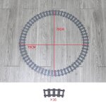 16 pcs incurv�s - blocs de construction moc electrique a piles, haute technologie, train de ville, rails, ...