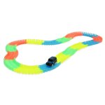 165pcs magic tracks jouet circuit voiture lumineux noel