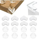 16pcs protege coin de table, protecteur transparent des coins pour securite bebe maison, protection angle ... 16pcs protege coin de table, protecteur transparent des coins pour securite bebe maison, protection angle ...