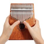 17 touches bois kalimba acajou pouce piano doigt percussion jouets musicaux avec marteau de réglage 17 touches bois kalimba acajou pouce piano doigt percussion jouets musicaux avec marteau de réglage