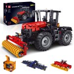 17020 technique tracteur télécommandé 4 en 1 rc briques de serrage moissonneuse - batteuse jouet pour ... 17020 technique tracteur télécommandé 4 en 1 rc briques de serrage moissonneuse - batteuse jouet pour ...