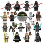 18 pi�ces mini figurines star wars mandalorian b�b� yoda jouets de construction, adapt�s aux enfants