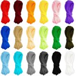 18 x multifunctional colourful paracord rope bracelet diy dog chain tent rope, suitable for various camping ... 18 x multifunctional colourful paracord rope bracelet diy dog chain tent rope, suitable for various camping ...