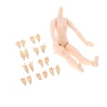 19 articulations, partie du corps et mains pour poupe, accessoire de dguisement, peau blanche, 1:6