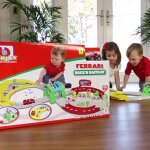 1er age - tapis / piste / garages bb junior - ferrari - circuit rock n' raceway
