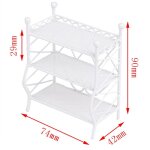 1pc 1 / 12 maison de poup�e mini fleur support snack etag�re biblioth�que maison de poup�e d�coration ...
