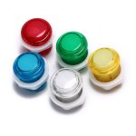 1pc 20mm arcade bouton poussoir led illumin� 5v boutons poussoirs int�gr� interrupteur pour manette d'arcade ...