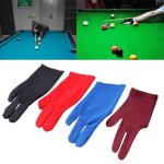 1pc billards gant spandex billard queue de billard gant piscine main gauche ouvert trois doigts accessoire ...