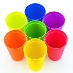 1set comptage ours avec empilables tasses montessori - arc - en - ciel jeu de correspondance, de couleur ...