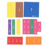 1set fraction d'arc - en - ciel carreaux enfants apprentissage jouet educatif math b�b� jouet enfants ...