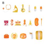 1set semblant jouer jouet r�aliste longue dur�e de vie en plastique maison de jeu docteur set jouet pour ...