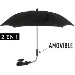 2 en 1 anti - uv spf 50 + parasol portatif ombrelle universelle poussette articul�e & parapluie pour ...