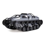 2. 4g drift rc tank car avec deux pistes en caoutchouc et deux pistes mentales avec lumires led rtr ...