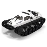 2. 4g drift rc tank car modles de vehicules a controle proportionnel complet a grande vitesse, blanc ...