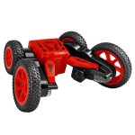 2. 4g rc car stunt drift deformation rock crawler roll car 360 degree flip kids robot rc cars toys, red ...