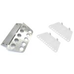 2 ensembles de pices de voiture rc: 1 ensemble de protection avant en mtal et 1 ensemble de plaque ...