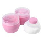 2 ensembles de poudre de talc pour bébé, bouffantes en peluche après le bain 2 ensembles de poudre de talc pour bébé, bouffantes en peluche après le bain