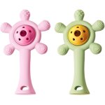 2 hochets pour b�b�s, anneaux de dentition, sans bpa, conception anti - etouffement, am�lioration de ...