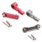 2 jeux de tiges de traction servo 25t, bras servo, klaxon, pour wltoys a959 a959 - b a949 a969 a979 rc, ...