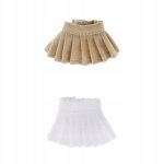 2 mini jupes plisses pour poupes ob11 1 / 12