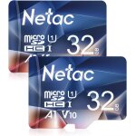 2 packs 32gb micro sdhc memory card a1, u1, c10, v10, fhd, 600x, uhs - i speed up to 90 / 10 mb / sec ...