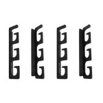 2 paires de supports plafond horizontaux pour support mural moulinet poteau stockage canne a pêche garage, ... 2 paires de supports plafond horizontaux pour support mural moulinet poteau stockage canne a pêche garage, ...