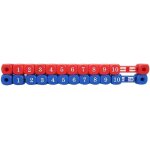 2 pcs foosballs score counter, bleu rouge mini table soccer foosball jeu billard scoring unit tableau ...
