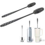 2 pcs goupillon, 26cm, 32cm de nettoyage a long manche, sans goupillon bouteille, brosses a bouteille, ...