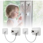2 pcs securite fenetre enfant, securite placard enfant avec 2 clés, acier inoxydable, durabilité supérieure, ... 2 pcs securite fenetre enfant, securite placard enfant avec 2 clés, acier inoxydable, durabilité supérieure, ...