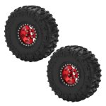 2 pices 1, 9 pouces jante de roue pneus ensemble jantes en mtal pneus en caoutchouc ensemble pour axial ...