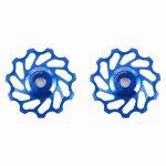 2 pièces 11t en alliage d'aluminium roue jockey dérailleur arrière poulie accessoire de vélo (bleu 11t) ... 2 pièces 11t en alliage d'aluminium roue jockey dérailleur arrière poulie accessoire de vélo (bleu 11t) ...