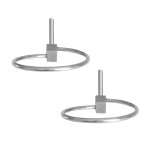 2 pices de 4mm pour bateau, kayak, cano, remorque, tracteur, chariot, clip de goupille, lynch