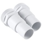 2 pièces adaptateur de tuyau 1 - 1 / 2 et 1 - 1 / 4 mâle raccord de tuyau de laveuse a 3 voies pour ... 2 pièces adaptateur de tuyau 1 - 1 / 2 et 1 - 1 / 4 mâle raccord de tuyau de laveuse a 3 voies pour ...