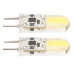 2 pices ampoule led en silicone gy6. 35 cob 1505 3w 12v 300lm pour armoires placards extrieur bureau ...