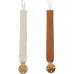 2 pi�ces attache tetine tissu attaches - sucettes pour gar�ons et filles accroche tetine bebe extensible ...