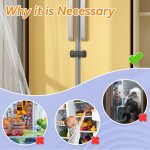2 pi�ces baby safety serrure de porte de r�frig�rateur fran�ais, serrure de r�frig�rateur a double porte ...