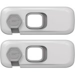 2 pices baby scurit serrure de rfrigrateur, securite placard enfant, bloque porte bb, porte a ...